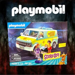 ULTRA RARE Playmobil Scooby Doo Mystery Machine Van Set INTERNATIONAL BOX 70 PCS